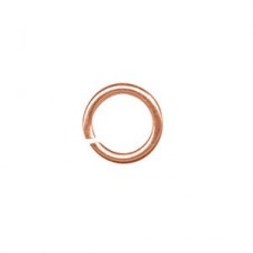 6mm 19ga Round Jumprings - Copper Plated Brass