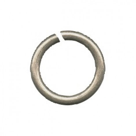 6mm 19ga Antique Brass Round Jumprings - Pack of 50