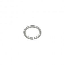 7x5mm Medium Oval Jumprings - Nickel Silver Plated - Pack of 50
