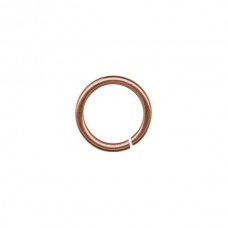 8mm (6.7mm ID) 18ga Antique Copper Plated Round Jumprings