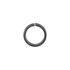 8mm 18ga Gunmetal Plated Round Open Jumprings - Pack of 20