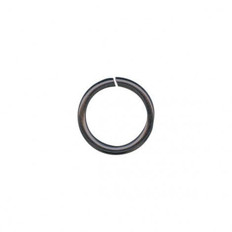 8mm 18ga Gunmetal Plated Round Open Jumprings - Pack of 20 8mm 18ga Gunmetal Plated Round Open Jumprings - Pack of 20