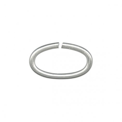 13x7mm 18ga Extra-Lge Oval Nickel Plated Jumprings