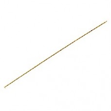 6" (15cm) Raw Unplated Brass Hat Pins - 18ga