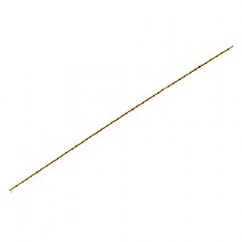 6" (15cm) Raw Unplated Brass Hat Pins - 18ga