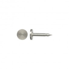 8x4mm Imitation Rhodium Silver Plated Brass Tie Tack Lapel Pin