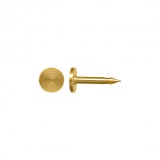 8x4mm Gold Plated Brass Tie Tack