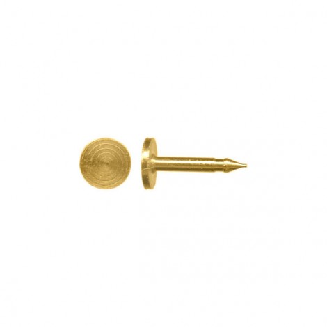 8x4mm Gold Plated Brass Tie Tack