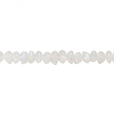 5mm Rainbow Moonstone Rondelle Beads -Strand