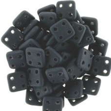 6mm CzechMates QuadraTiles - Matte Jet -10gm