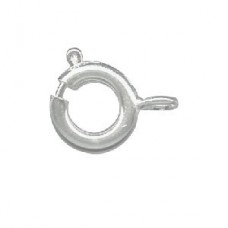 7mm Nickel Silver Pl Spring Clasps - Superior Quality - Pack of 10