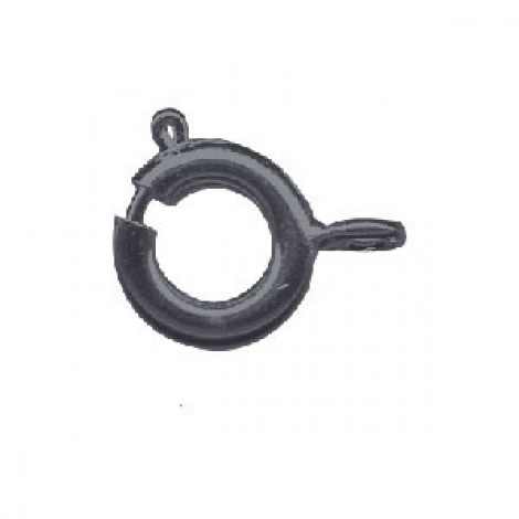7mm Gunmetal Plated Spring Clasps