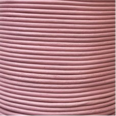 3mm Premium Indian Leather Round Cord - Pink