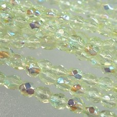 3mm Czech Firepolish Beads - Jonquil AB - Pack of 50