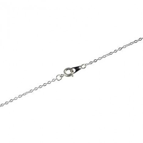 1.6mm 18in (45cm) Silver Plated Filed Fine Cable Necklaces