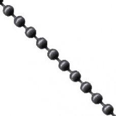 2.1mm Gunmetal Plated Steel Ball Chain - 30m (100ft) Spool