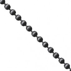 1.8mm Gunmetal Plated Ball Chain - Per Metre