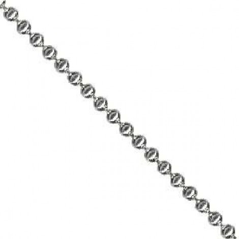 2.1mm Steel Ball Chain - Silver - 10m