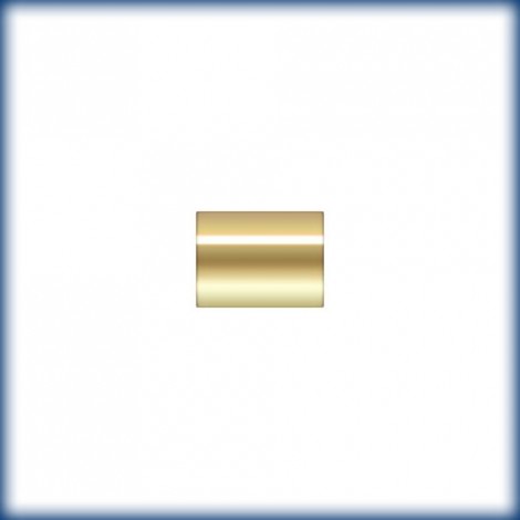 1.5x2mm (1.2mm ID) 14Kt Gold Filled Crimp Tubes