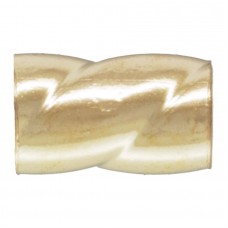 2x3mm .020" 1/20 14Kt Gold Filled Twisted Crimp Tubes - Pack of 10