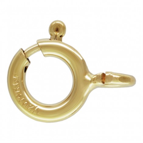 8.0mm 14K 1/20 Gold-Filled Open Spring Clasps - Each