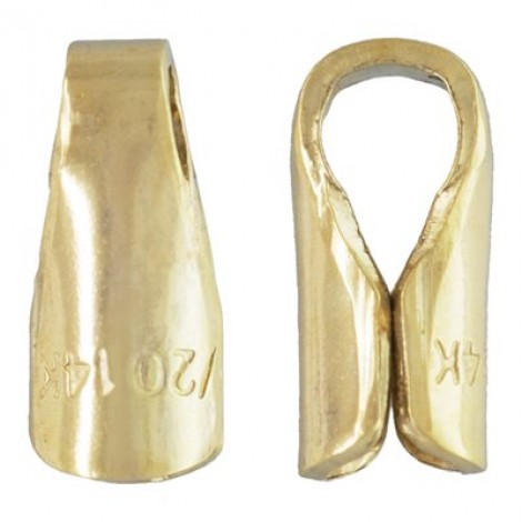 1.5mm ID 14Kt Gold Filled Cord End Caps - Pack of 2 (1pr)
