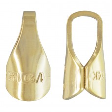 2mm ID 14Kt 1/20 Gold Filled Cord Endcaps - Pack of 2 (1pr)
