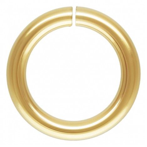 5mm OD 20.5ga (.76mm) Click & Lock 14K Gold Filled Jumprings - Pack of 2