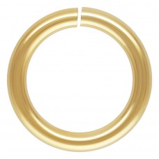 5.5mm OD 20.5ga (.76mm) Click & Lock 14K Gold Filled Jumprings - Pack of 2