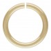 6mm 20.5ga (.76mm) Click & Lock 14K Gold Filled Round Jumprings - Pack of 2