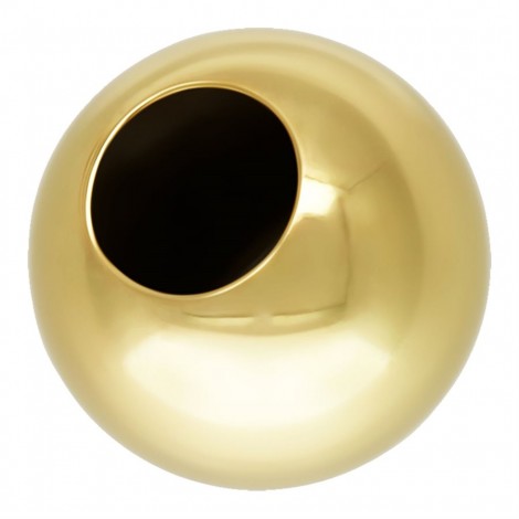 3mm 14K Gold-Filled Round Spacer Beads with 1.3mm hole - Pack of 10