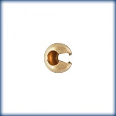4mm 14Kt Gold Filled Crimp Bead Covers - Pack of 2