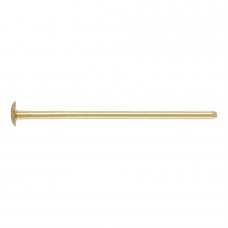 1/2" (12.7mm) 24ga 14K Gold Filled Headpins - Pack of 10