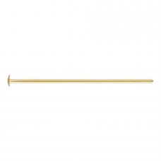 3/4" (19mm) 24ga 14K Gold Filled Headpins - Pack of 4
