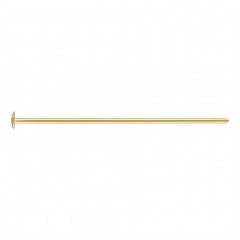 3/4" (19mm) 24ga 14K Gold Filled Headpins - Pack of 4