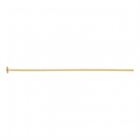 1.5in (38mm) 22ga 14kt Gold Filled Headpins - Pack of 2