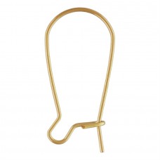 23.5mm 22ga 14K Gold Filled Kidney Earwires - Per Pair