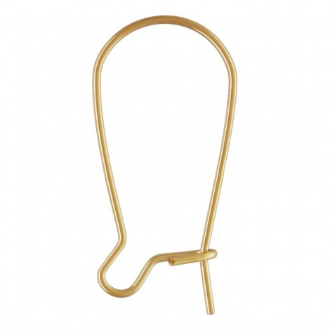 23.5mm 22ga 14K Gold Filled Kidney Earwires - Per Pair 23.5mm 22ga 14K Gold Filled Kidney Earwires - Per Pair