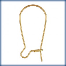 23.5mm (.66mm) 14K Gold Filled Kidney Earwires