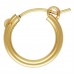 2.3x15mm 14kt 1/20 Gold Filled Eurowire Hoop Earrings - Per Pair