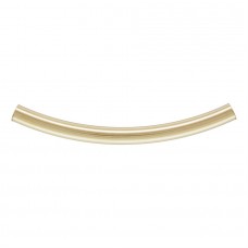 2.0x25mm (1.55mm ID) 12/20 14Kt Gold Filled Curved Tube Beads - Each
