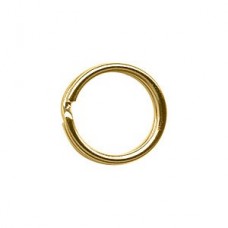 9mm Gold Plated Split Rings