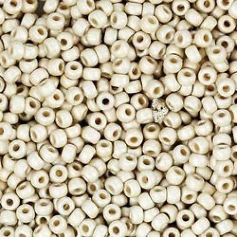 8/0 Miyuki Seed Beads - Duracoat Galvanised Matte Silver - 20gm 8/0 Miyuki Seed Beads - Duracoat Galvanised Matte Silver - 20gm