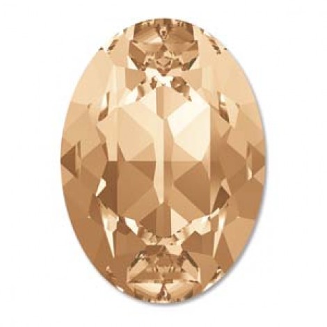 18x13mm Swarovski 4120 Oval Crystal Stones - Crystal Golden Shadow