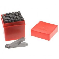 Eurotool 1/4" Letter & Number Punch Set - 36 pc