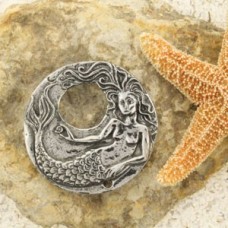Green Girl Studios - 32mm Mermaid Remembrance Pendant - Each