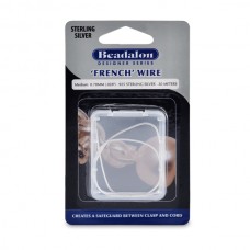 0.70mm Beadalon Sterling Silver French Wire - 0.3m Pack