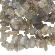 Labradorite Medium Gemstone Chips - 36" strand