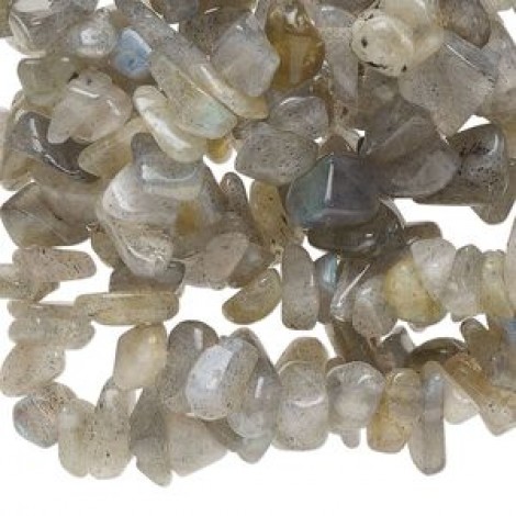 Labradorite Medium Gemstone Chips - 36" strand