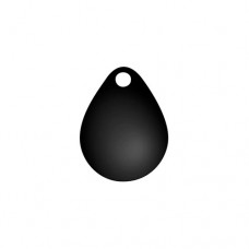 20x15mm Stainless Steel Smooth Mermaid Medium Scale Drops - Black/Silver - Pack of 10